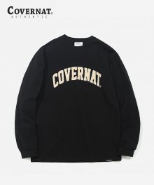 L/S ARCH LOGO TEE BLACK