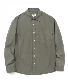 L/S 1PK SOLID SHIRTS BROWN