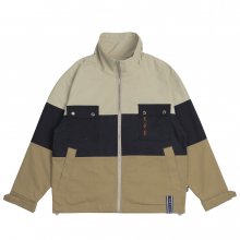 Easy Day Vibe Combination Jacket_Beige