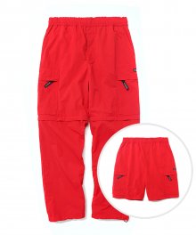 M/G ZIP-OFF UTILITY PANT RED