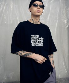 19SS LETTERING BLACK TEE