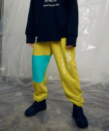 19SS ZIPPER LIME JOGGER PANTS