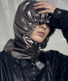 19SS SILVER FOIL HOODIE CAP