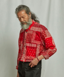 BANDANA RELAX SHIRT _ RED