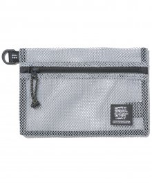 Mesh Flat Pouch Light Grey