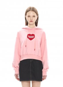 FOREVER YOURS HART CROP HOODY