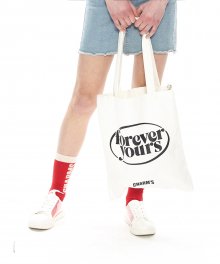 FOREVER YOURS CIRCLE LOGO ECO BAG