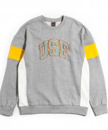 USF 3P Embroidered Sweatshirts Gray