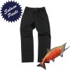 Salmon Pants Black
