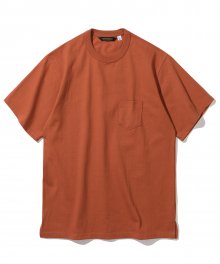 heavyweight pocket tee brick