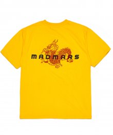 DRAGON EMBROIDERED T-SHIRT_YELLOW