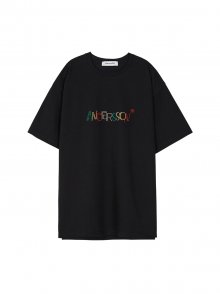 유니섹스 키치 엠보더리 티셔츠  atb303u(Black)