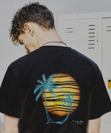 Hawaiian Paradise S/S T-Shirts(Black)