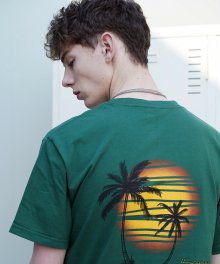 Hawaiian Paradise S/S T-Shirts(Green)