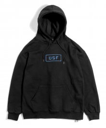 USF Bright Embroidered Hoodie Black