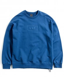 USF Bright Embroidered Sweatshirts Sea
