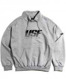 USF High Neck Sweatshirts Gray
