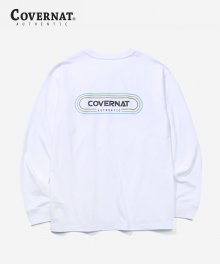 L/S DISCO LOGO TEE WHITE