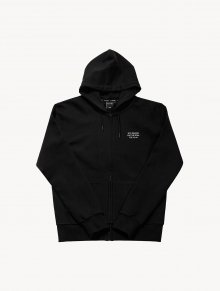 KICK OFF FULL-ZIP HOODIE - BLACK