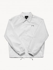 SMALL LOGO COACH JACKET - WHITE