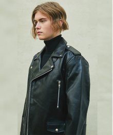 TREVOR RIDER COWSKIN JACKET