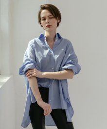 boxy shirts - sky blue