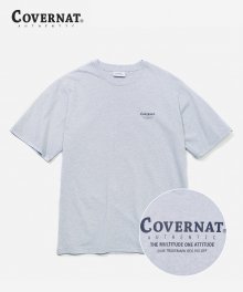 S/S LAYOUT LOGO TEE GRAY