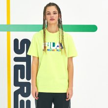 [SS19 STEREO X FILA] Color of Sound S/S Tee(Green)