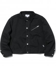 (SS19) Denim Trucker Jacket Black