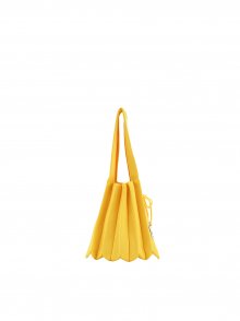 Lucky Pleats Knit S Freesia Yellow
