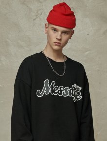 MESSAGE SWEATSHIRTS / BK