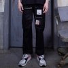 PVC Pocket Cargo Pants - BLACK
