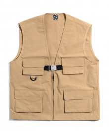 USF Binding Fishing Vest Beige