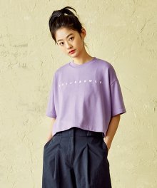 19 크롭 SB 티셔츠 [아이보리/핑크/퍼플/블루]