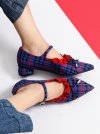 Its Adorable Mary Jane Blue Check_0051