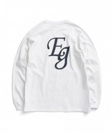 EG Logo L/S T-Shirts Off White