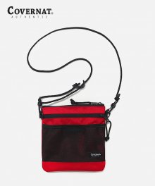 NYLON SACOCHE BAG RED