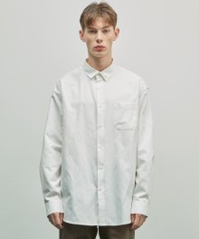19SS OVERFIT OXFORD SHIRT (OFF-WHITE)