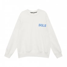 SGLS 로고 베이직 스웨트 셔츠 (화이트)