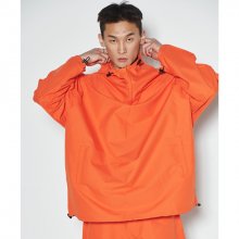 Ripstop Anorak Jacket - ORANGE