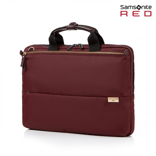 쌤소나이트 레드(SAMSONITE RED) AURICE SLIM 브리프케이스 BURGUNDY