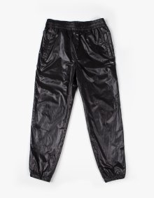 Side Logo Nylon Pants - Black