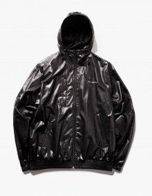 Side Logo Nylon Jacket  - Black