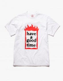 Fire Frame S/S  Tee - White