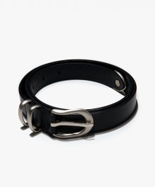 Metallic Tail Belt / Black