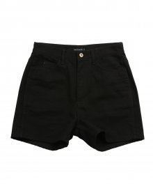 Symbol Denim Shorts [Black]