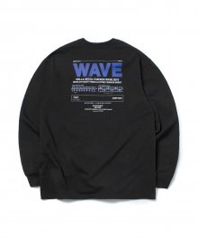 WAVE LONG SLEEVE T-SHIRT(BLACK)_CTONPRL03UC6