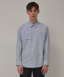 TRENCH SHIRTS (SKY BLUE)