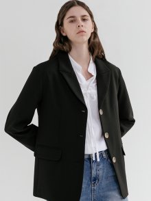 SOFT SINGLE JACKET_BLACK