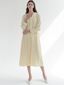 TIE PLEATS ONE-PIECE_YELLOW